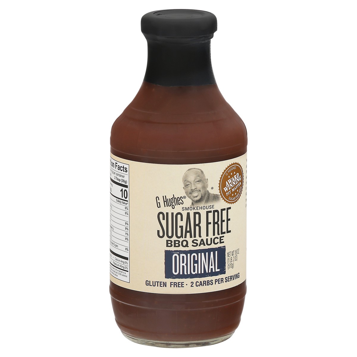slide 2 of 9, G Hughes Sugar Free Original Bbq Sauce, 