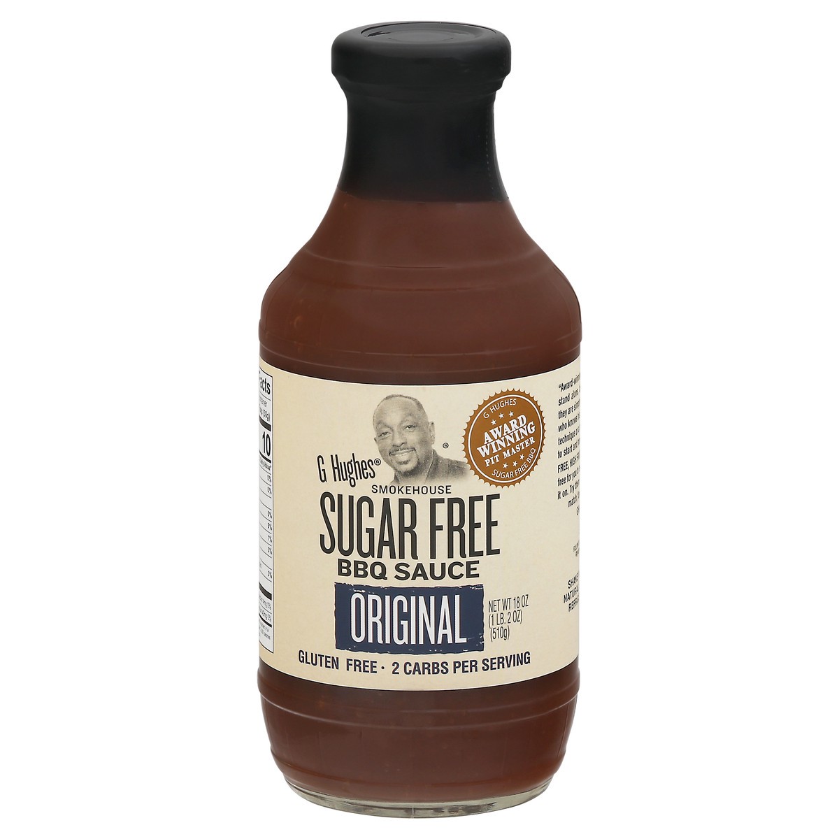 slide 1 of 9, G Hughes Sugar Free Original Bbq Sauce, 