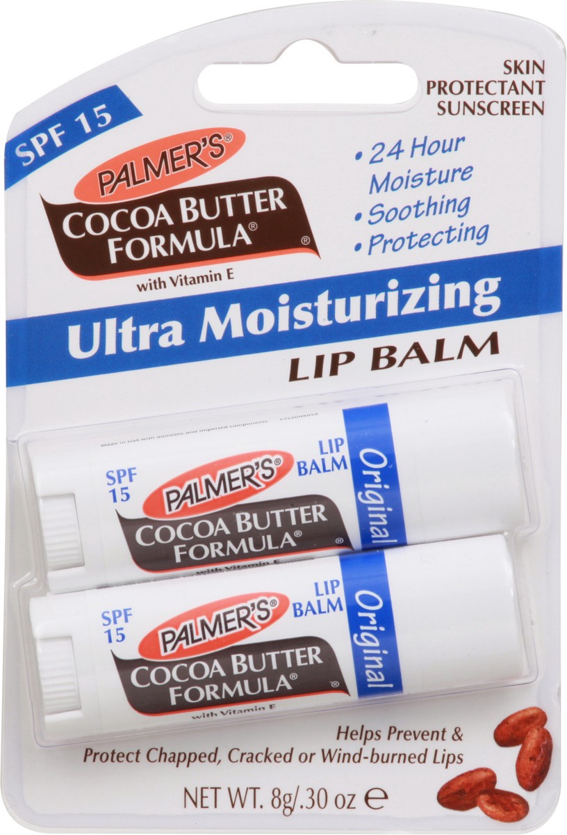slide 8 of 9, Palmer's Cocoa Butter Formula Lip Balm Twin Pack .30 oz., 0.3 oz