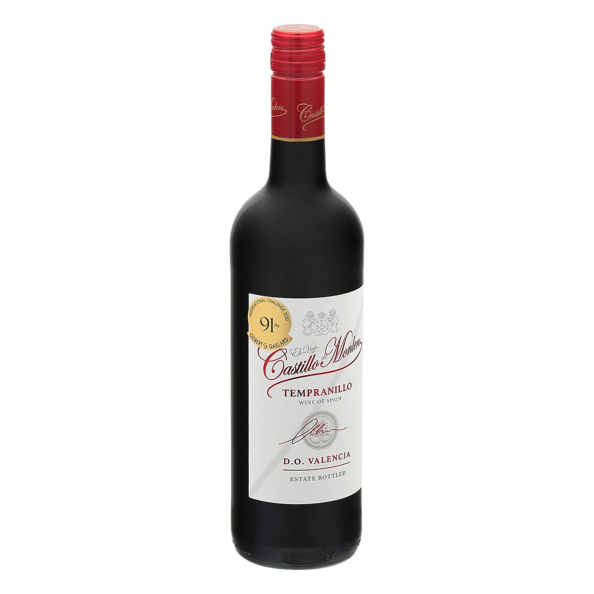 slide 11 of 11, Castillo de Monlero 2019 DO Valencia Tempranillo 750 ml, 750 ml