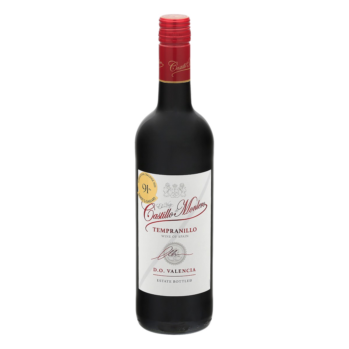 slide 8 of 11, Castillo de Monlero 2019 DO Valencia Tempranillo 750 ml, 750 ml