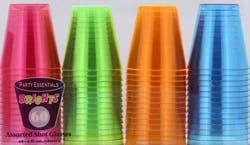 Distributed 2 oz Neon Shot Glasses