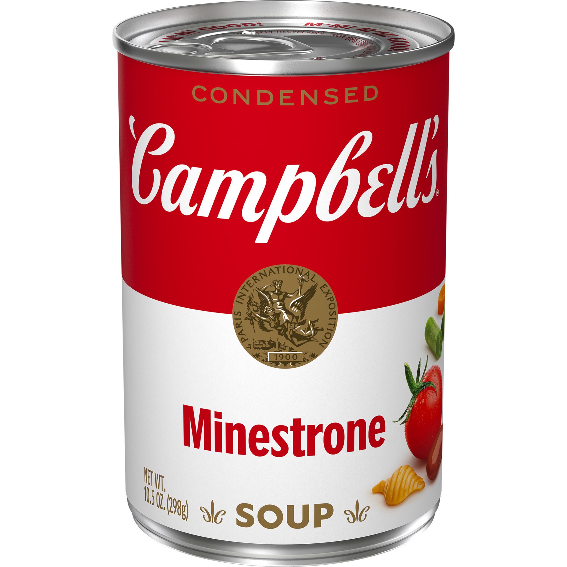 slide 1 of 5, Campbell's Condensed Minestrone Soup, 10.5 oz Can, 10.5 oz