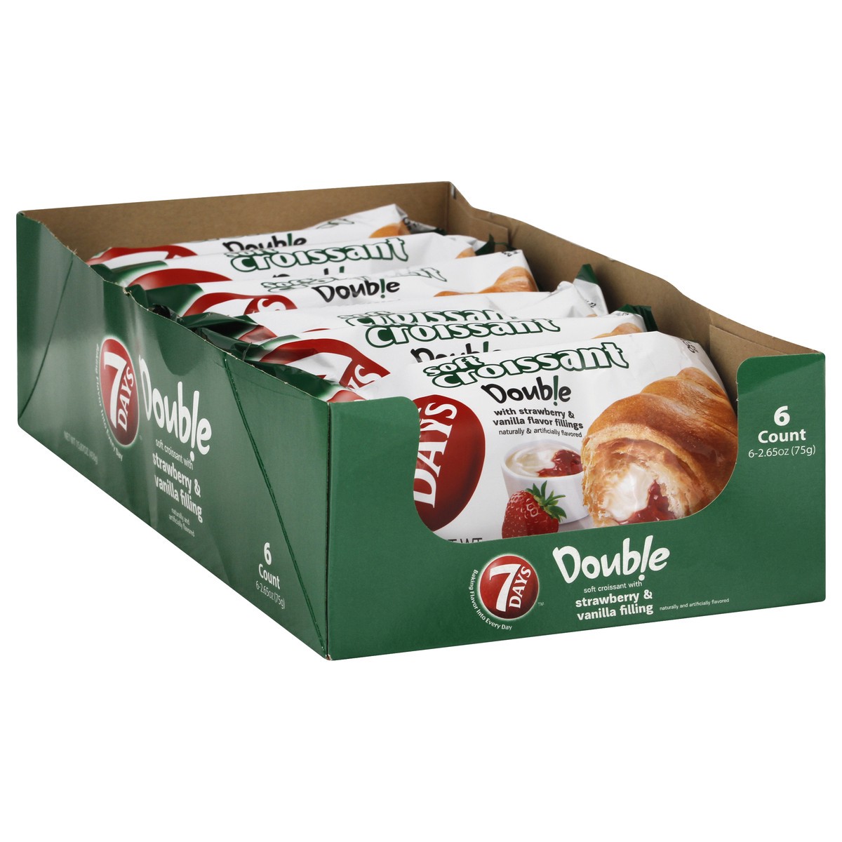 slide 7 of 8, 7DAYS Croissant 6 ea, 6 ct
