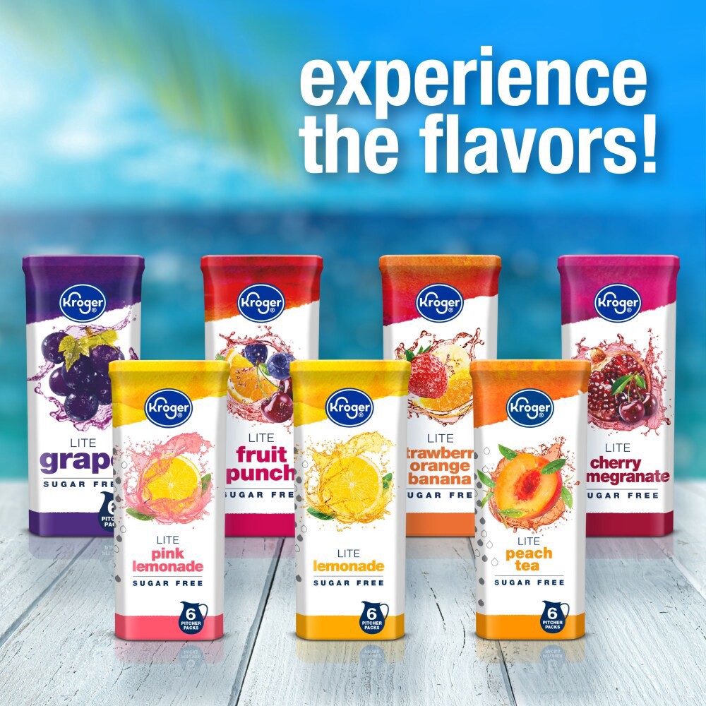 slide 4 of 5, Kroger Light Peach Iced Tea Drink Mix - 6 ct; 2 qt, 6 ct; 2 qt