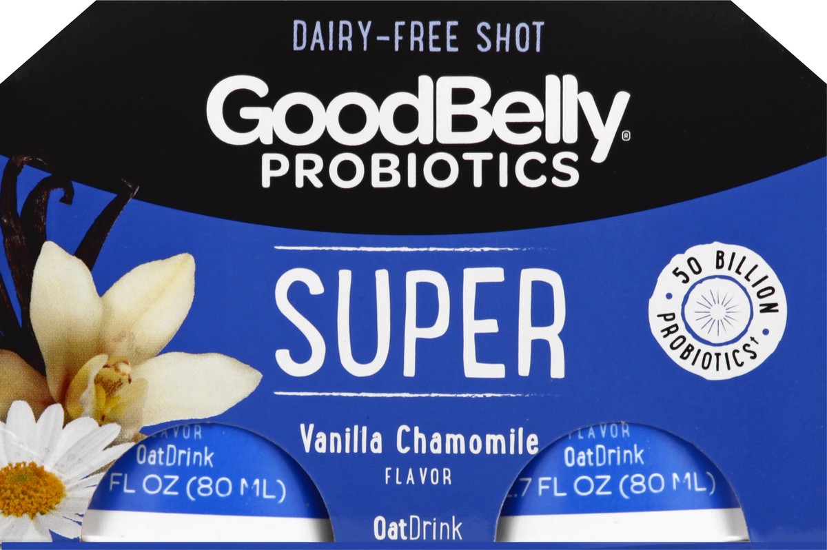 slide 11 of 12, GoodBelly Probiotics Super Vanilla Chamomile Flavor Oat Drink - 4 ct, 4 ct