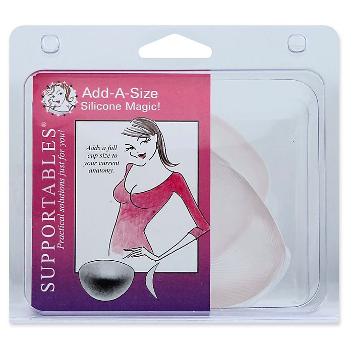 slide 1 of 1, Supportables Braza Add A Size Silicone Breast Enhancer, 1 ct