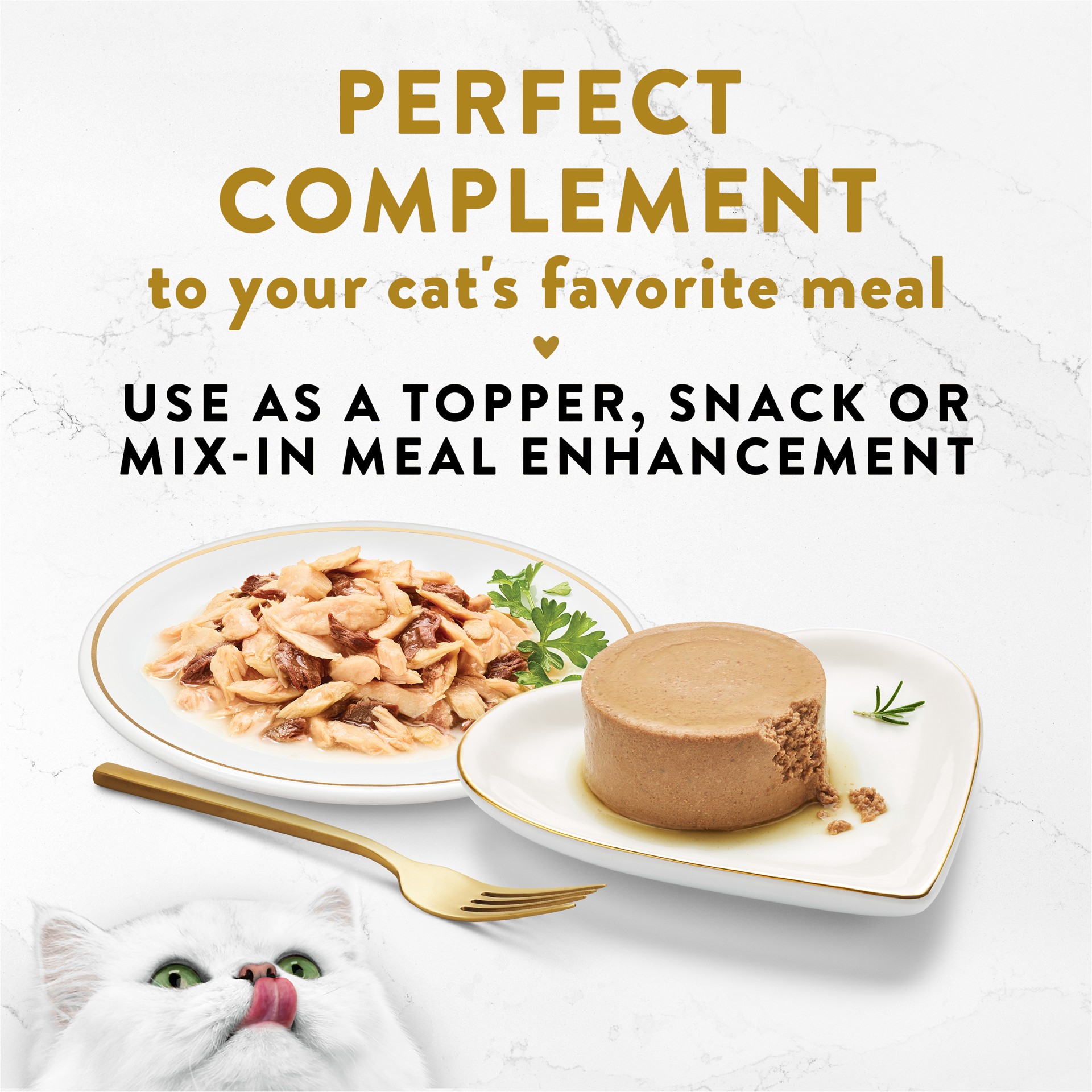 slide 6 of 7, Fancy Feast Purina Fancy Feast Appetizers Grain Free Cat Food Flaked Tongol Tuna Appetizer Lickable Cat Food Topper - 1.1 oz. Tray, 1.1 oz