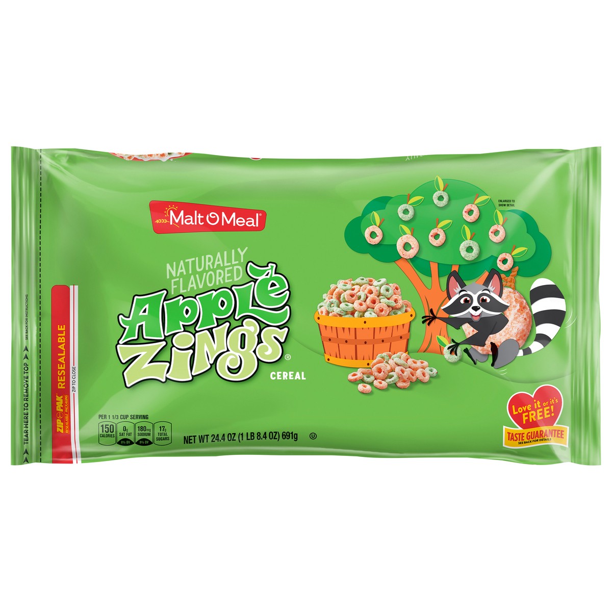 slide 1 of 7, 1/24.40 Apple Zings, 24.4 oz