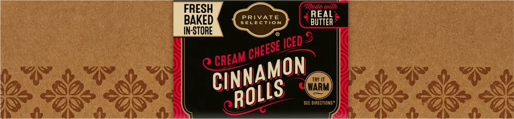 slide 2 of 4, Private Selection Cream Cheese Iced Cinnamon Rolls, 16 oz