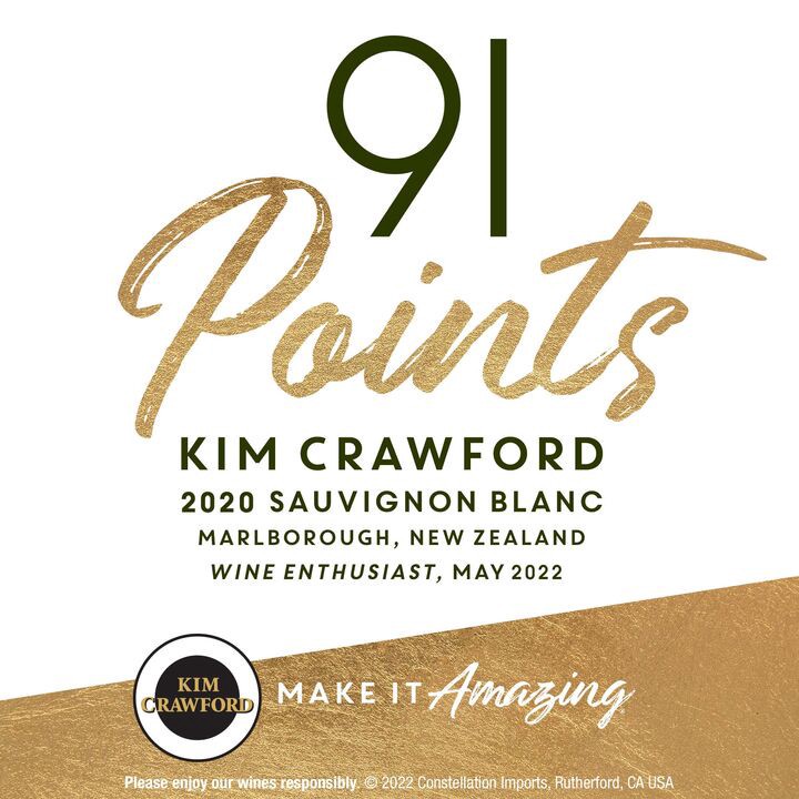 slide 3 of 5, Kim Crawford Marlborough Sauvignon Blanc White Wine, 4 pk 250 mL Cans, 33.81 fl oz