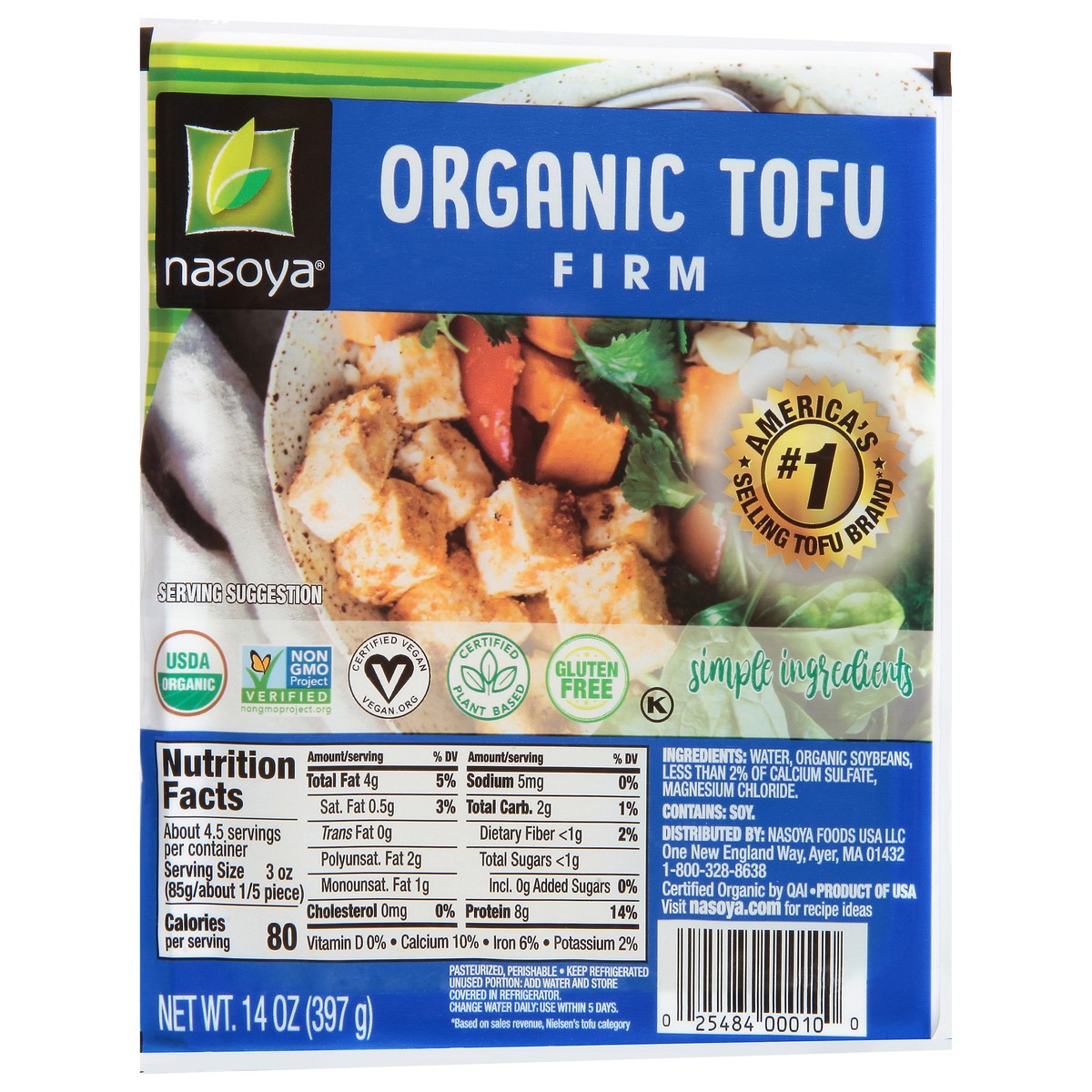 slide 2 of 9, Nasoya Firm Organic Tofu 14 oz, 14 oz