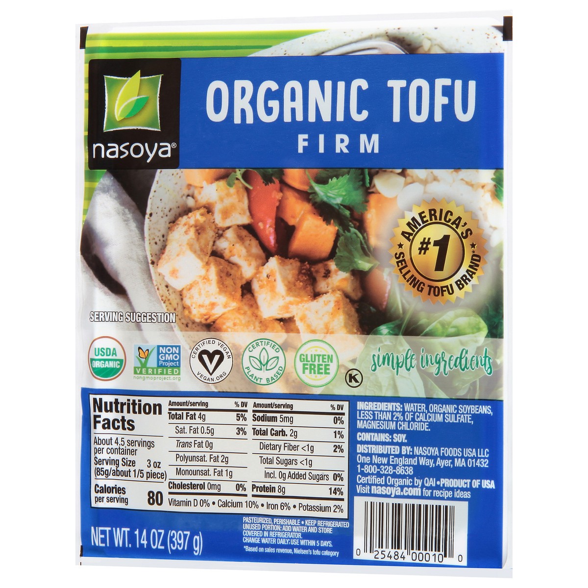 slide 3 of 9, Nasoya Firm Organic Tofu 14 oz, 14 oz