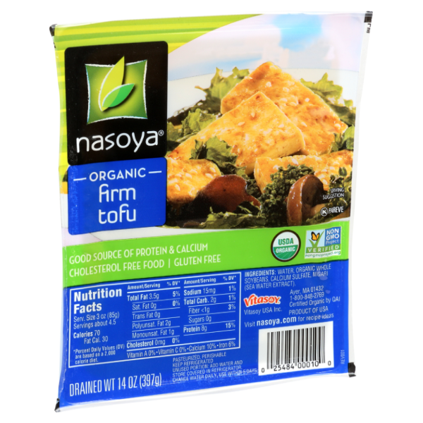 slide 1 of 9, Nasoya Firm Organic Tofu 14 oz, 14 oz