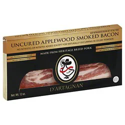 D'Artagnan Uncured Applewood Smoked Bacon