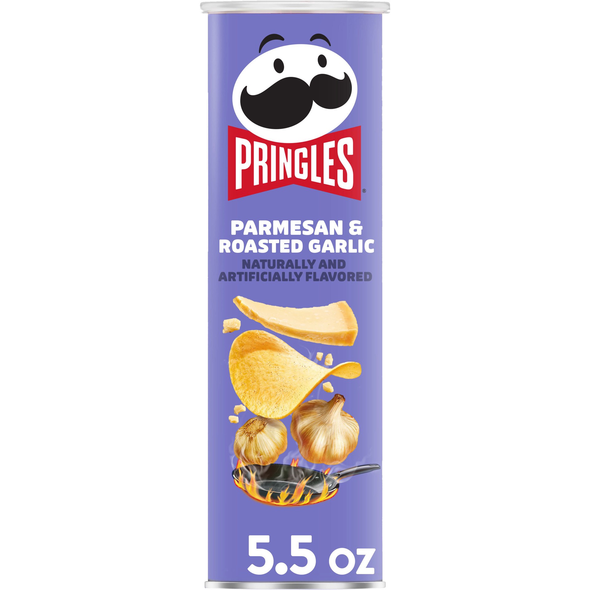 slide 1 of 5, Pringles Potato Crisps Chips, Parmesan and Garlic, 5.5 oz, 5.5 oz