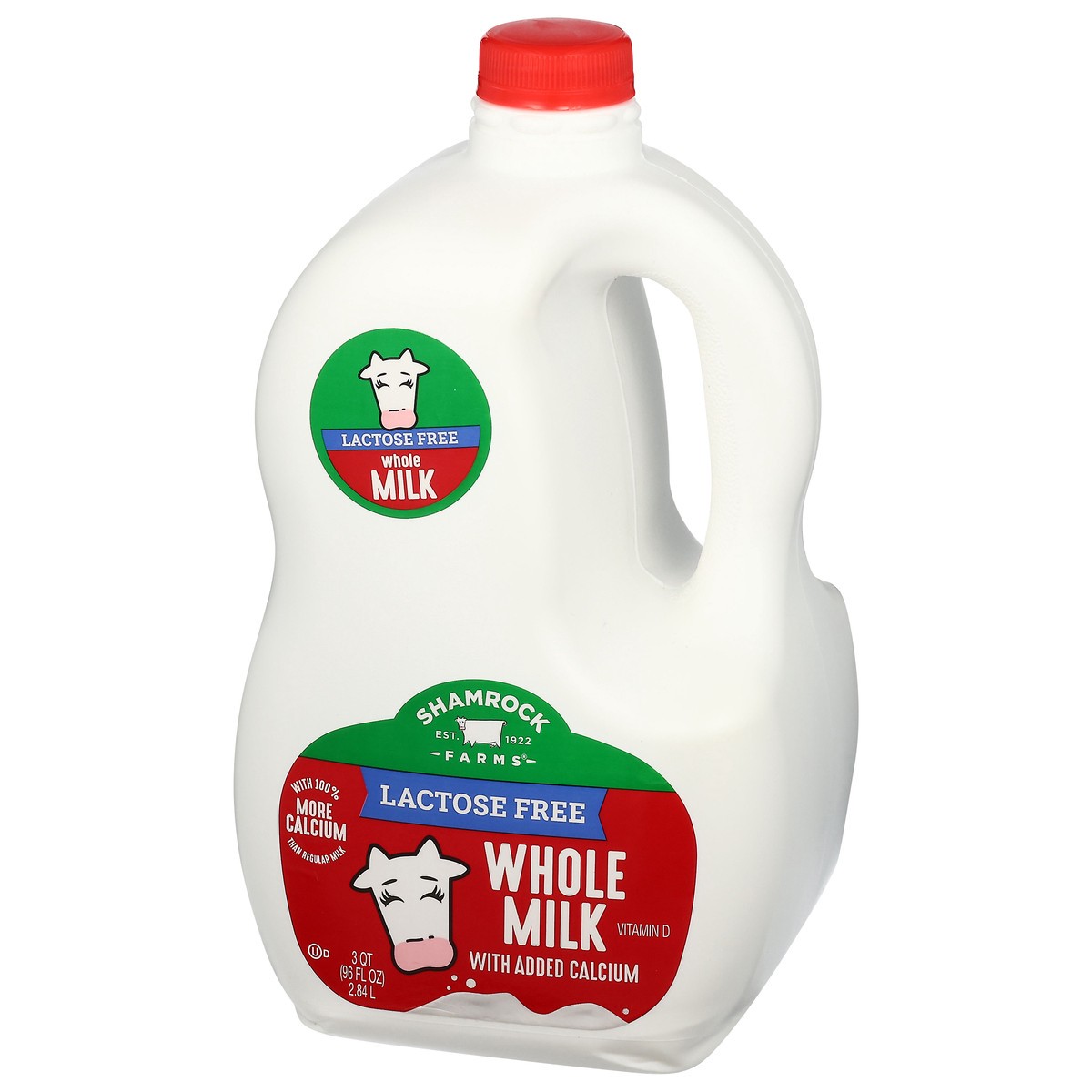 slide 2 of 15, Shamrock Farms Lactose Free Whole Milk, 96 oz
