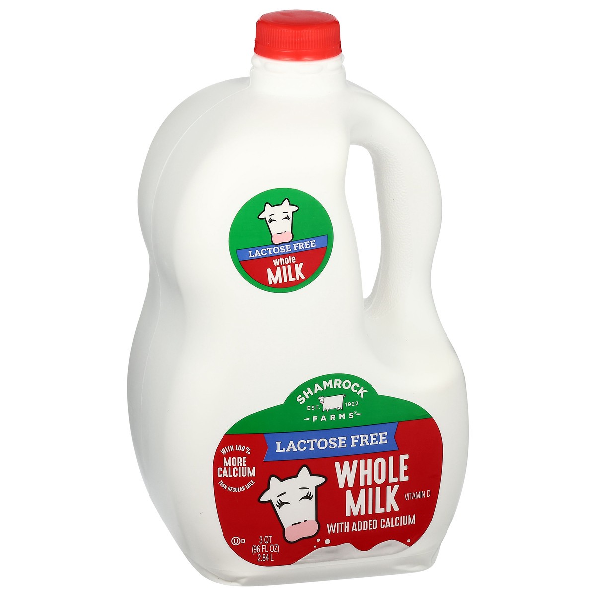 slide 9 of 15, Shamrock Farms Lactose Free Whole Milk, 96 oz