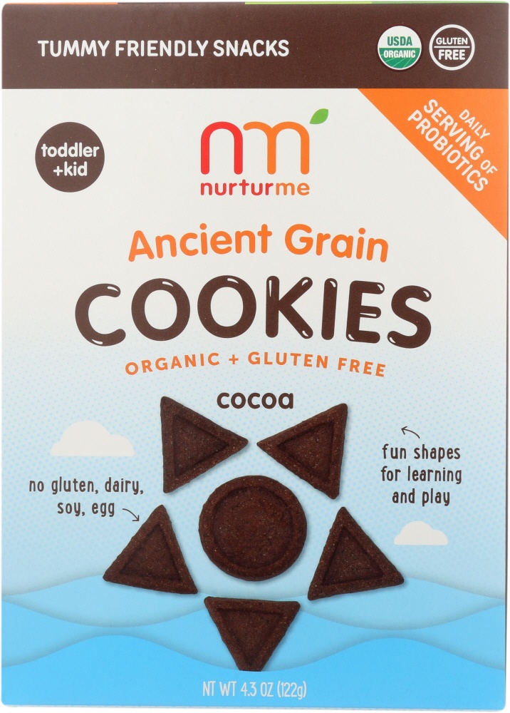 slide 1 of 1, NurturMe Ancient Grain Cookies, Cocoa, 4.3 oz