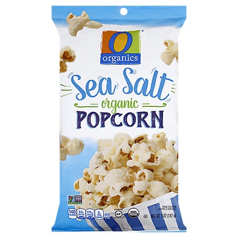 slide 1 of 1, O Organics Organic Popcorn Sea Salt, 5 oz