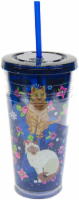 slide 1 of 1, Cool Gear Cat Chiller - Mazarine Blue, 24 oz