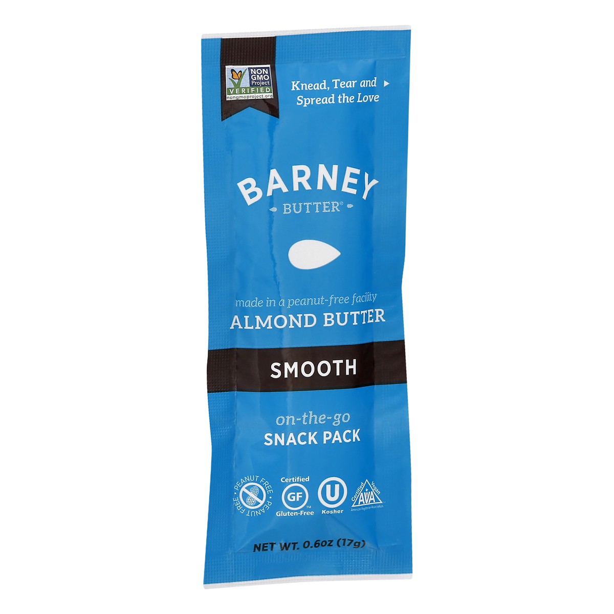 slide 2 of 10, Barney Butter Almond Butter, Smooth, On-the-Go, Snack Pack, 0.6 oz