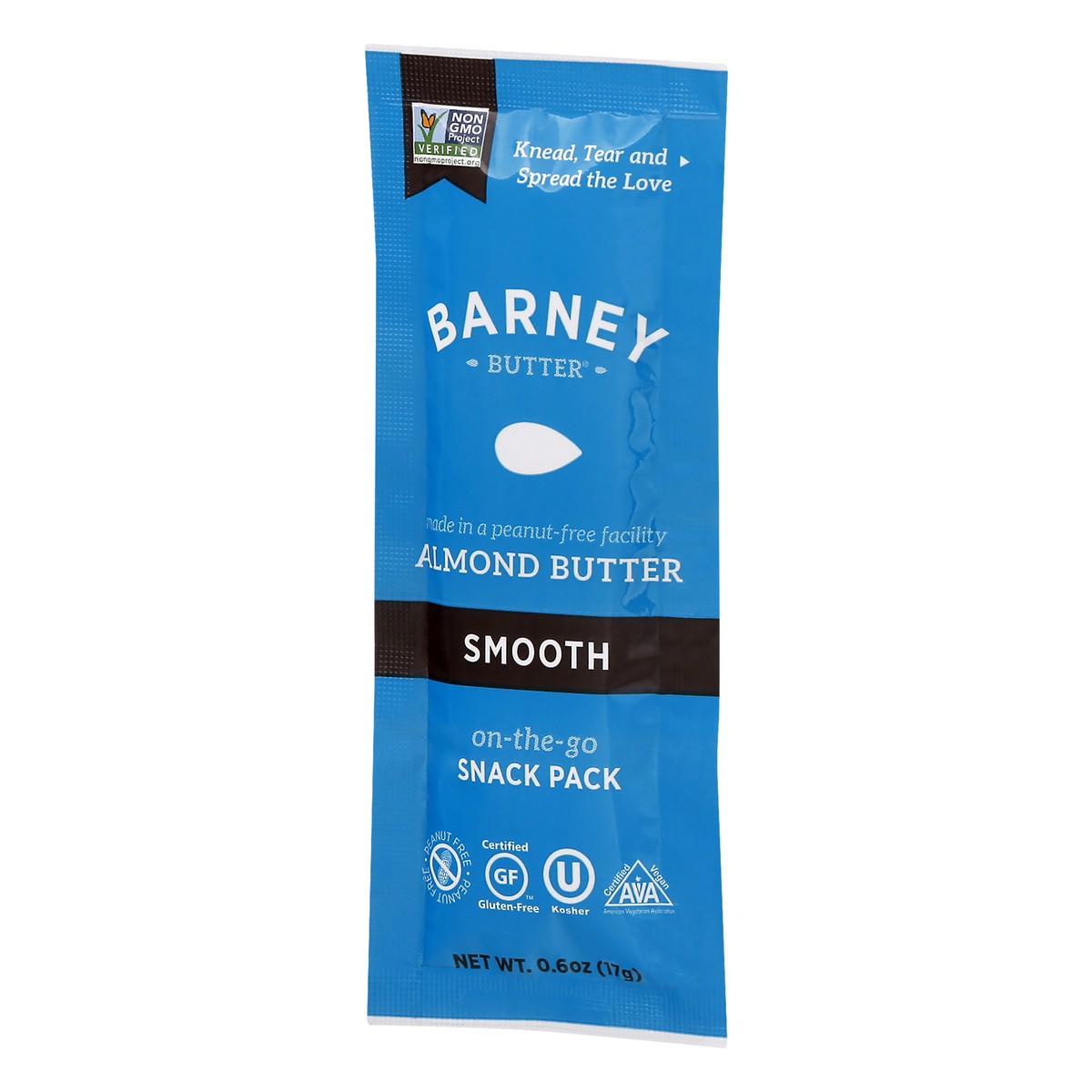 slide 3 of 10, Barney Butter Almond Butter, Smooth, On-the-Go, Snack Pack, 0.6 oz
