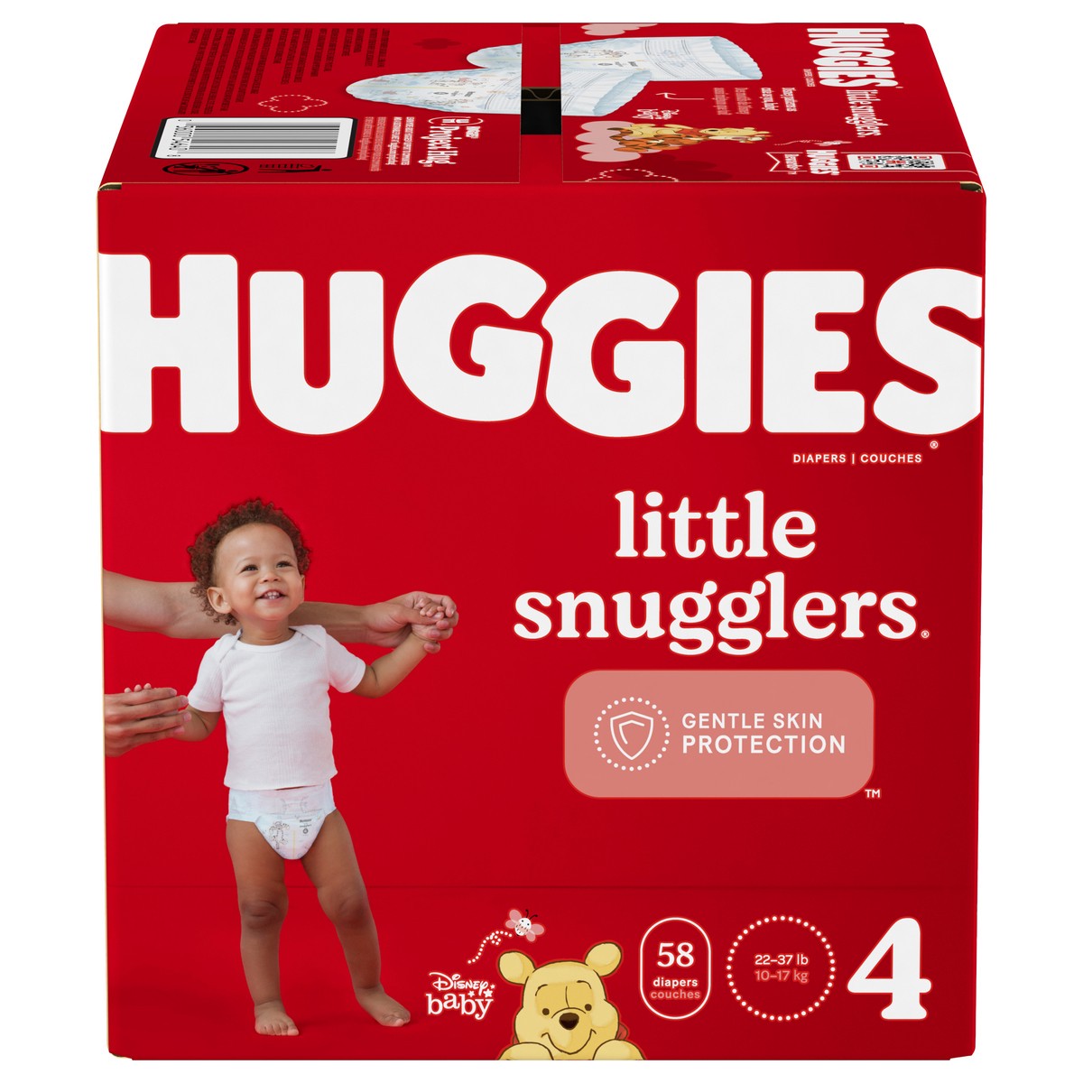 slide 1 of 9, Huggies Little Snugglers Baby Diapers, 58 ct