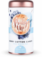 slide 1 of 1, Pinky Up Berry Cotton Candy Loose Leaf Iced Tea | White Tea Blend, 15-30mg Caffeine, Naturally Calorie Free | 3.5 Ounce Tin, 25 Servings, 1 cnt