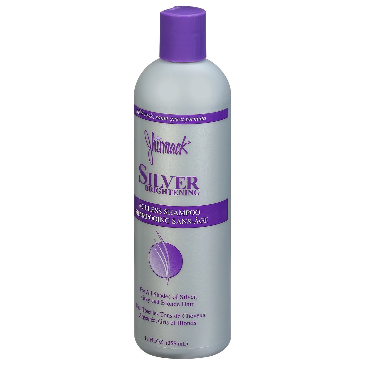 slide 7 of 9, Jhirmack Silver Brightening Ageless Shampoo 12 fl oz, 12 oz