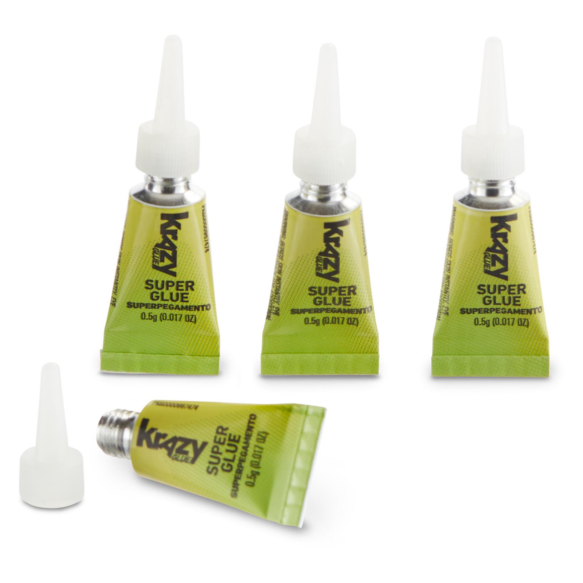 slide 4 of 5, Krazy Glue All Purpose Super Glue Singles, 4ct., 4 ct