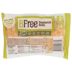 BFree Gluten Free Dutch Crunch Sandwich Rolls 3 ea