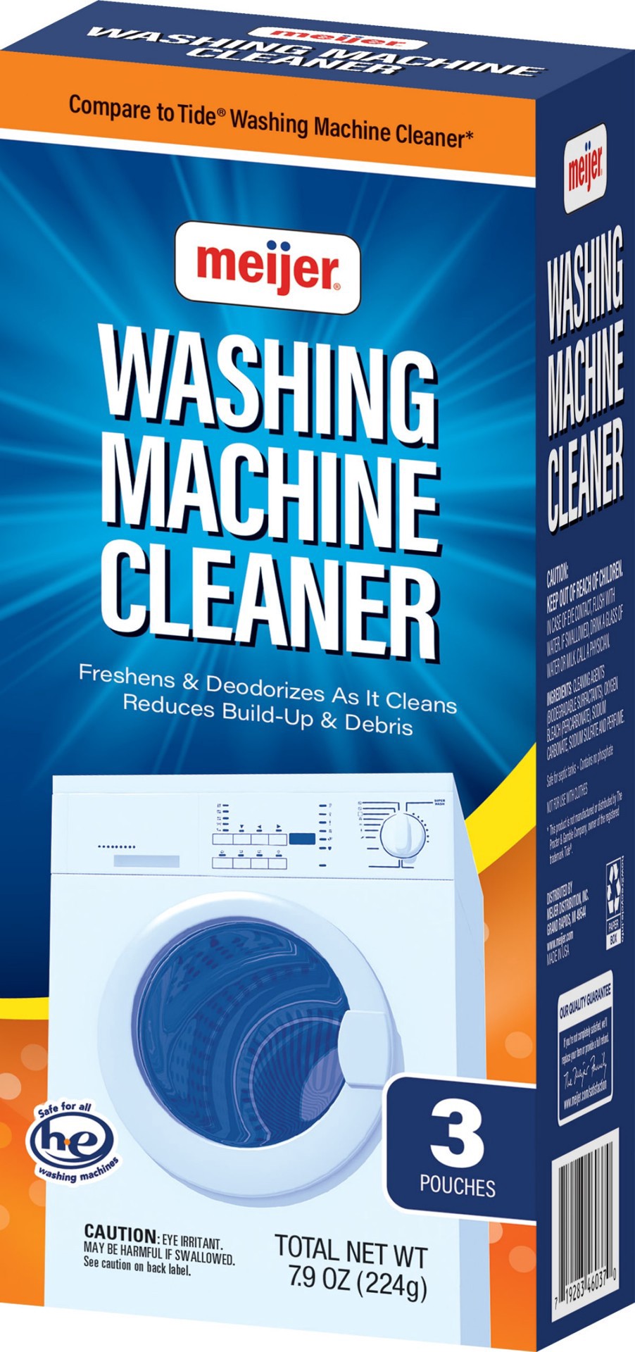 slide 5 of 13, Meijer Washing Machine Cleaner, 3 ct