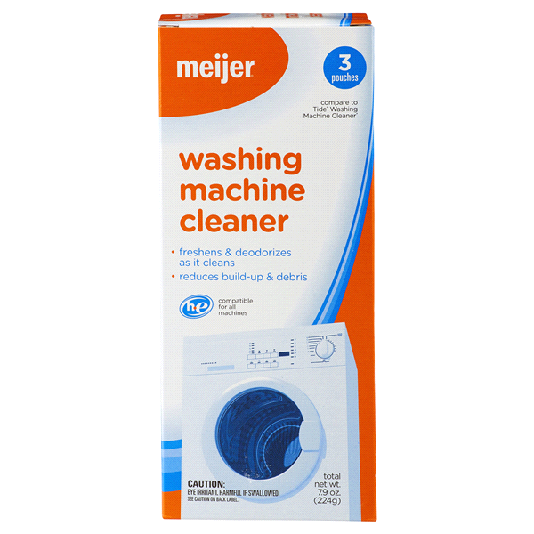 slide 1 of 1, Meijer Washing Machine Cleaner, 3 ct