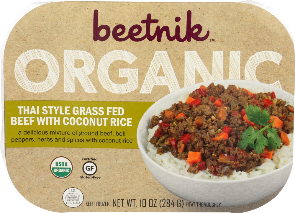 slide 1 of 4, Beetnik Thai Style Grass Fed Beef 10 oz, 10 oz