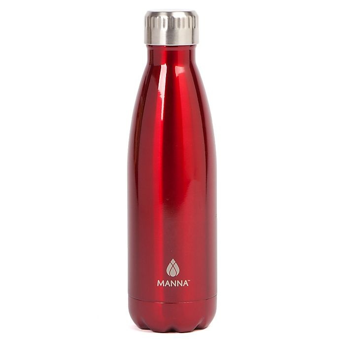 slide 1 of 2, Manna Organics Vogue Double Wall Stainless Steel Bottle - Goji Berry, 17 oz