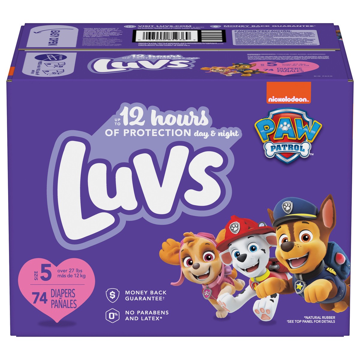 slide 7 of 9, Luvs Diapers Size 5 74 Count, 74 ct