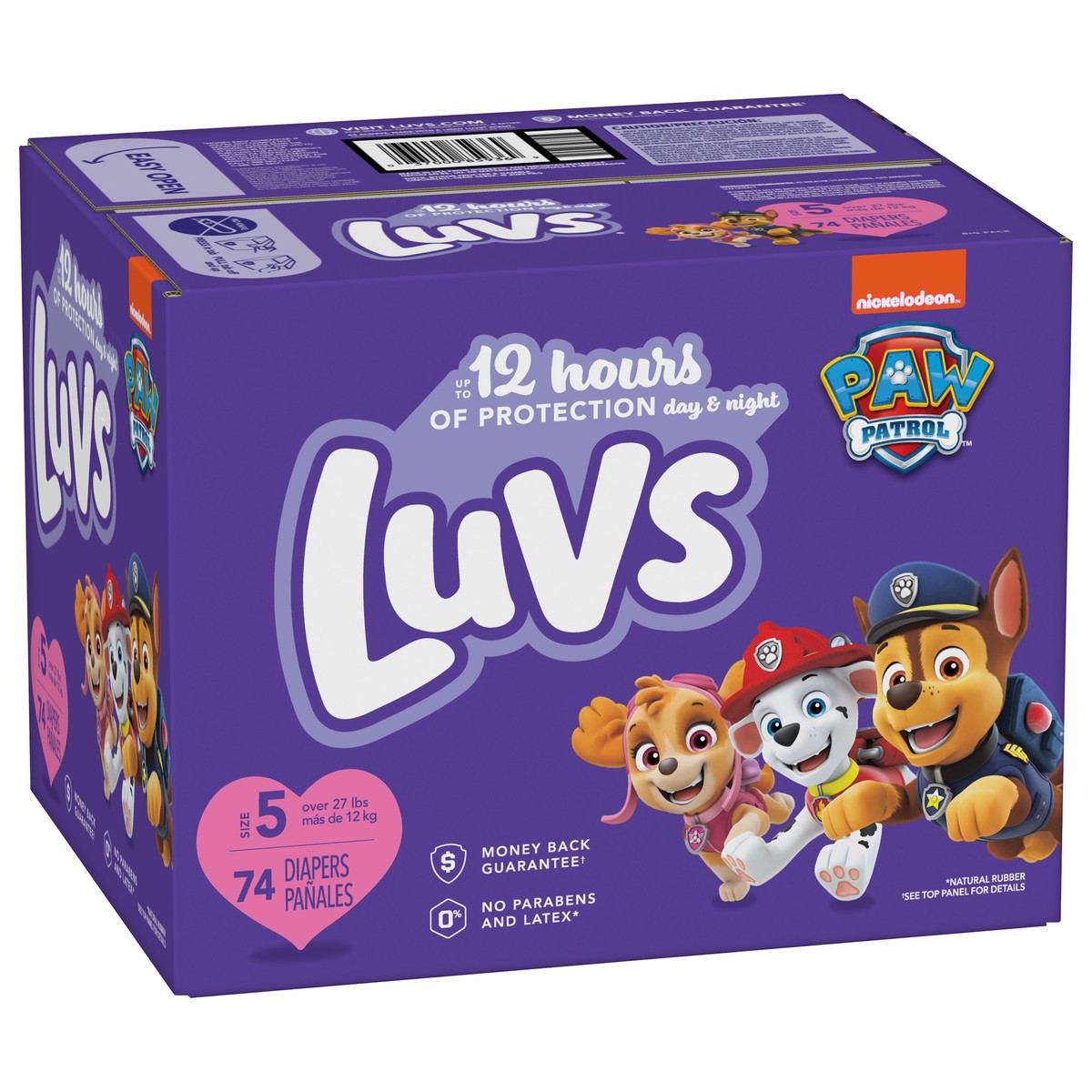 slide 2 of 9, Luvs Diapers Size 5 74 Count, 74 ct