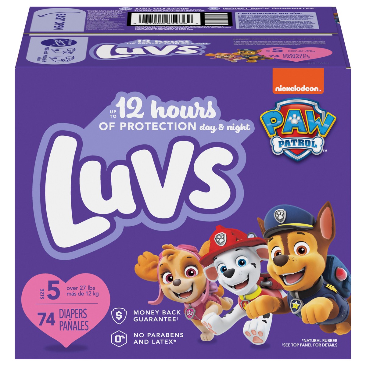 slide 1 of 9, Luvs Diapers Size 5 74 Count, 74 ct