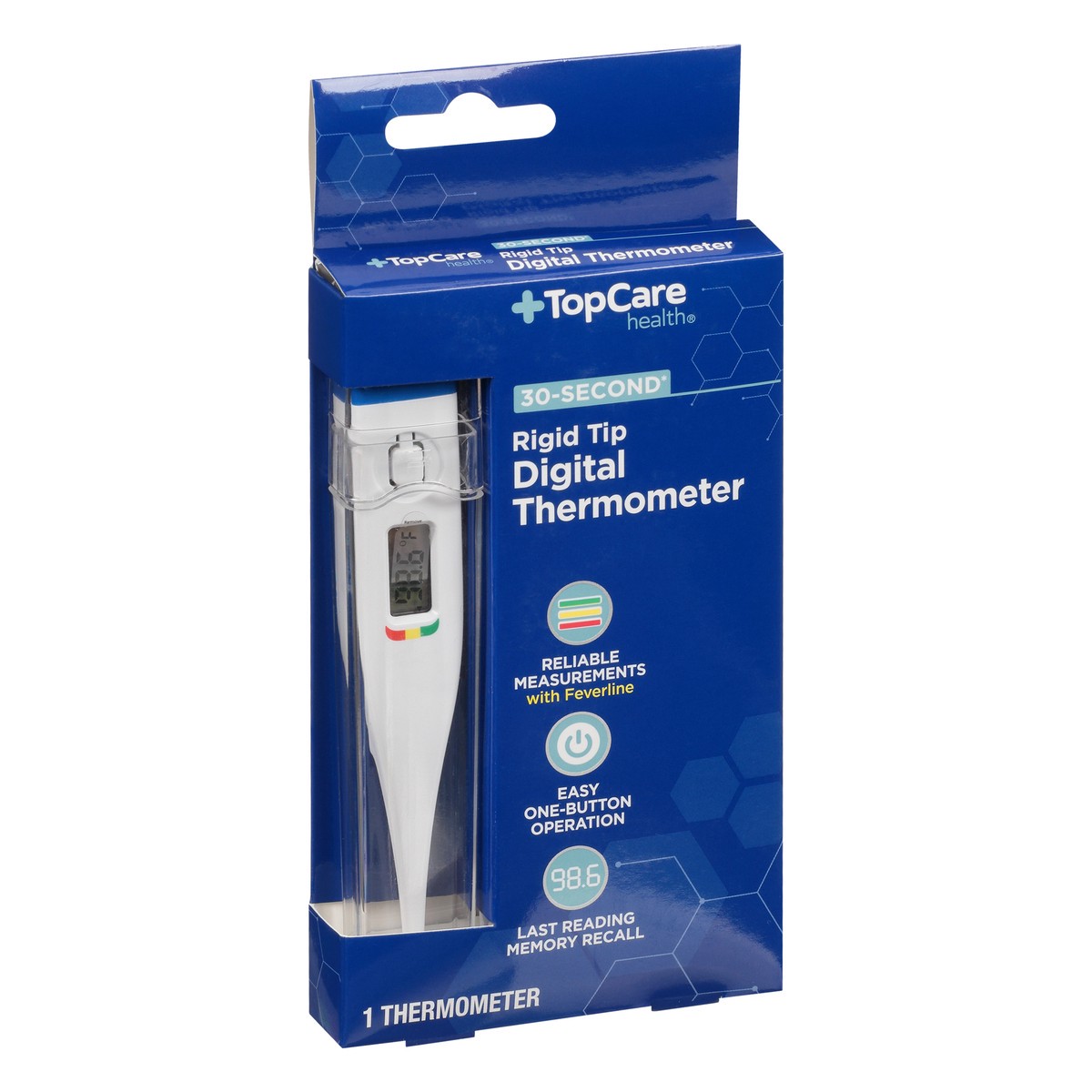 slide 3 of 8, TopCare Top Care TopCare Rigid Tip Digital Thermometer, 1 ct