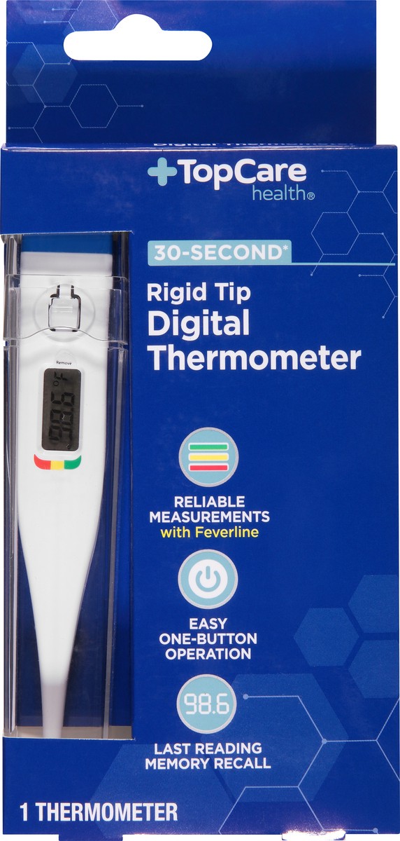 slide 5 of 8, TopCare Top Care TopCare Rigid Tip Digital Thermometer, 1 ct