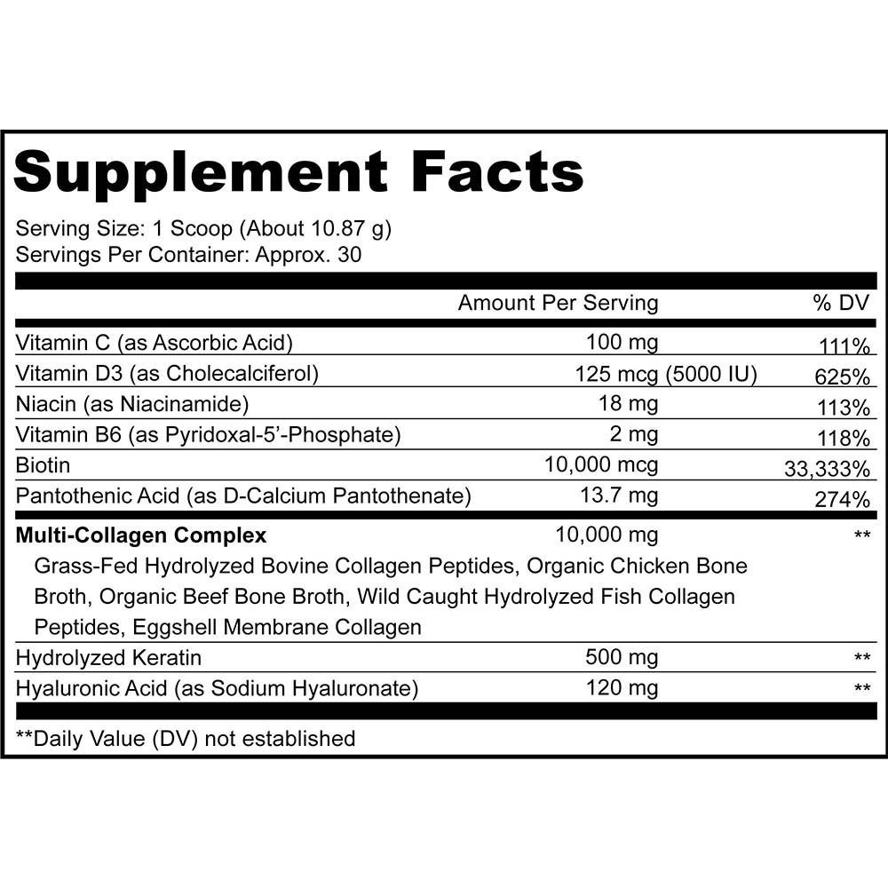 slide 2 of 5, Codeage Platinum Multi Collagen Pepties, 11.5 oz