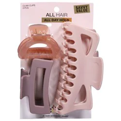 scünciClaw Clips Savvy Value - 3 Each