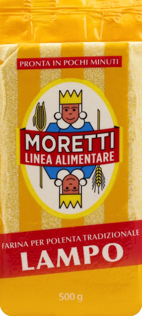 slide 3 of 6, Moretti Polenta Lampo Quick Cooking, 17.6 oz