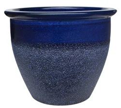 Hdo Palisades Planter 10.5" Blue