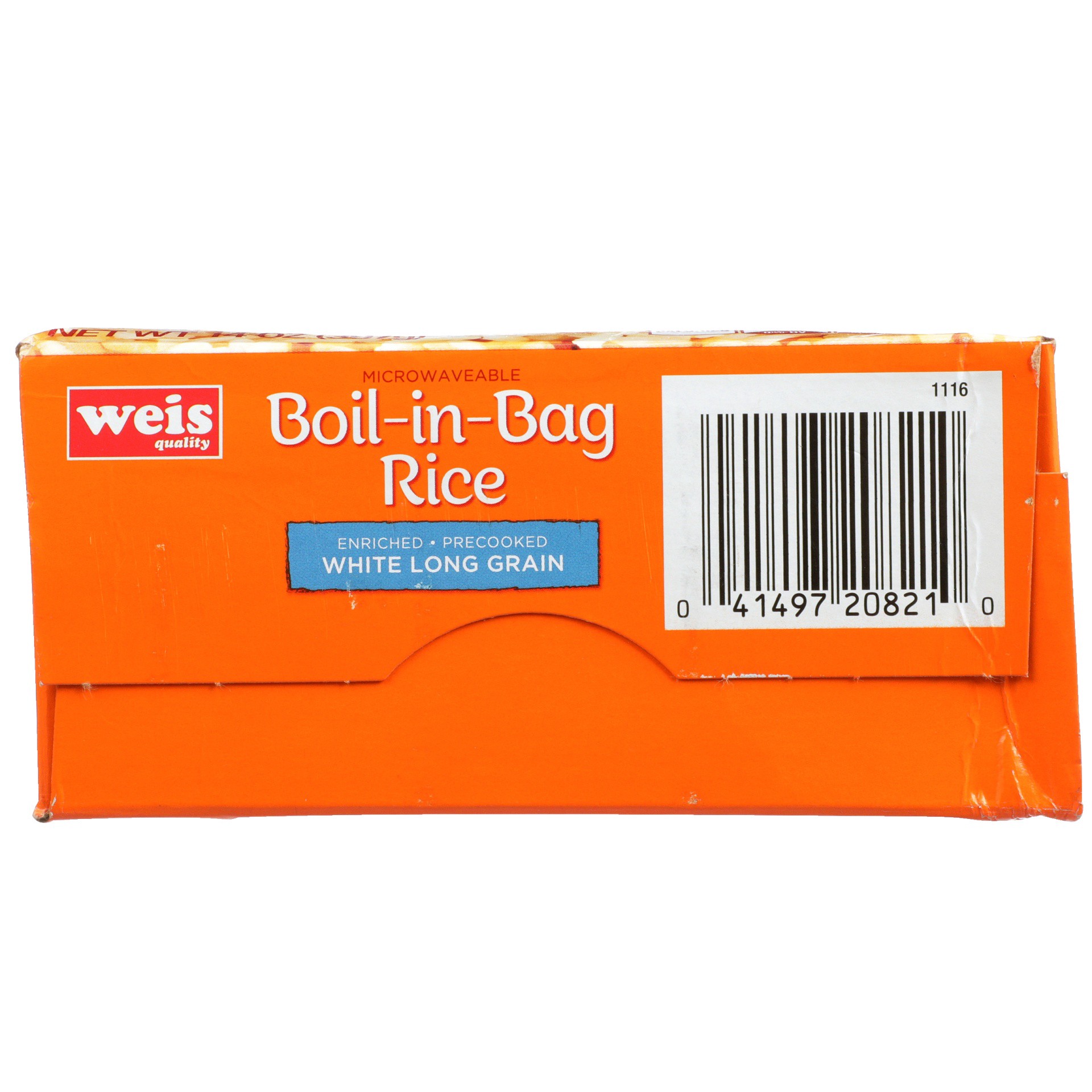 slide 4 of 6, Weis Quality White Long Grain Boil-In-Bag Rice, 14 oz