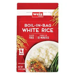 Weis Quality White Long Grain Boil-In-Bag Rice