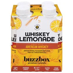 Buzzbox Premium Whiskey Lemonade Cocktails 1 L