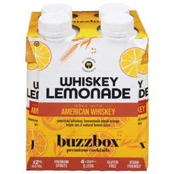 Buzzbox Premium Whiskey Lemonade Cocktails 1 L