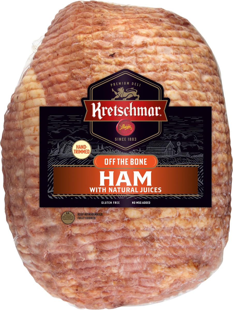slide 7 of 11, Kretschmar Premium Deli Off The Bone Ham, 1 ct